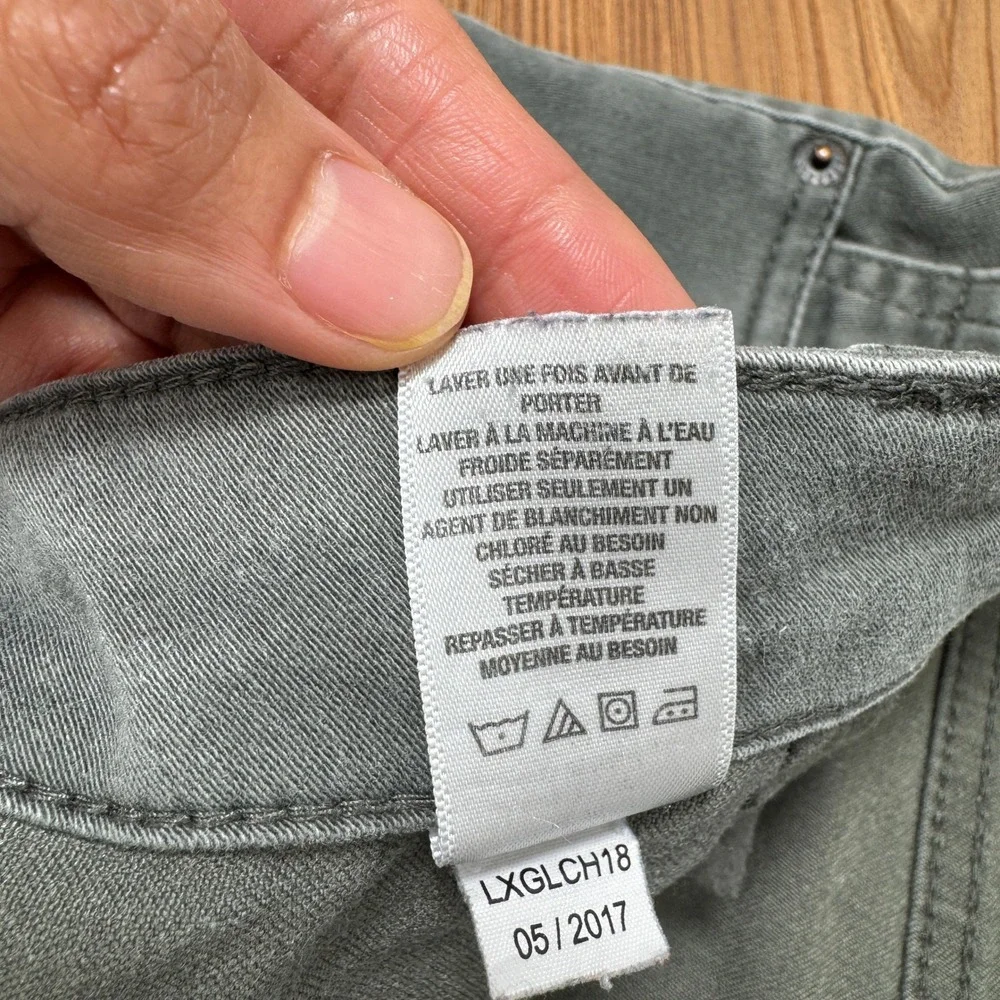 Aeropostale Jeggings Womens 12 Gray Ankle‎ Jegging Mid Rise Skinny Stretch Pants
